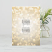 Glitzer-Lampen einfügen Einladung (Stehend Vorderseite)