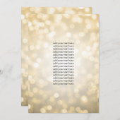 Glitzer-Lampen einfügen Einladung (Vorne/Hinten)