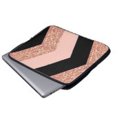 Glitzer Laptopschutzhülle (Vorne Knopf)
