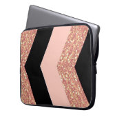 Glitzer Laptopschutzhülle (Vorderseite Links)
