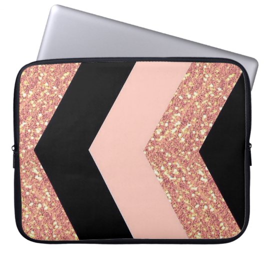 Glitzer Laptopschutzhülle (Vorderseite)
