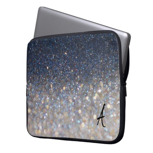 Glitzer Laptopschutzhülle (Vorderseite Links)
