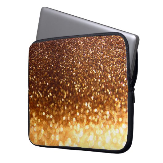 Glitzer Laptopschutzhülle (Vorderseite Links)