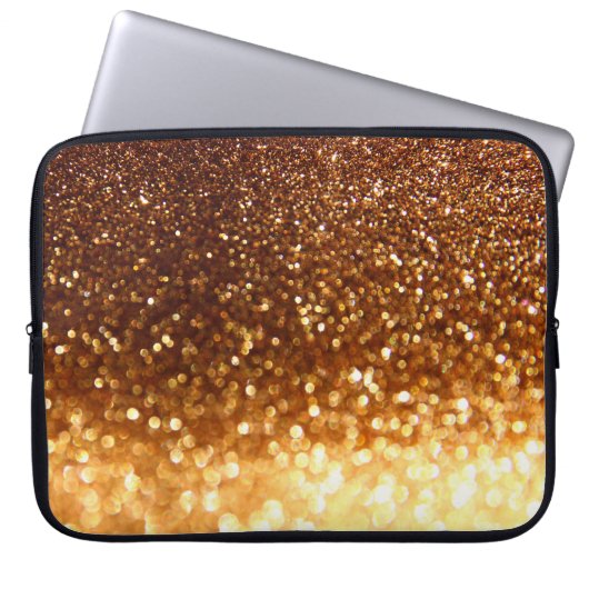 Glitzer Laptopschutzhülle (Vorderseite)