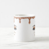 Glitzer Lash Extensions Tasse für Firmennamen (Mittel)