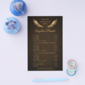 Glitzer Lashes Eyelash Extensions Braune Preislist Flyer (Einzeln)