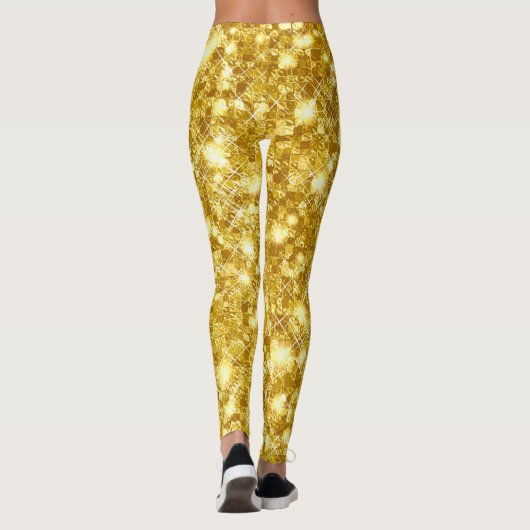 Glitzer Leggings (Rückseite)