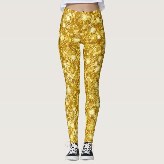 Glitzer Leggings (Vorderseite)