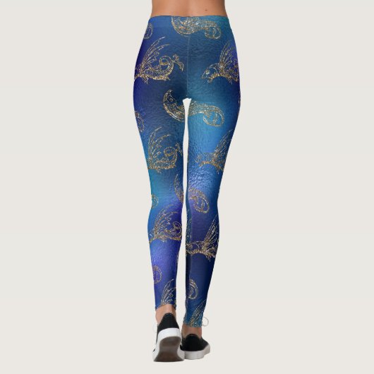 Glitzer Leggings (Rückseite)
