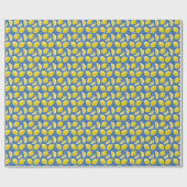 Glitzer Lemons Geschenkpapier (Flach)