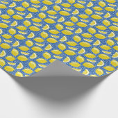 Glitzer Lemons Geschenkpapier (Ecke)