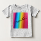 Glitzer Leo Baby T-shirt (Vorderseite)