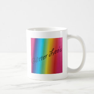 Glitzer Leo Kaffeetasse