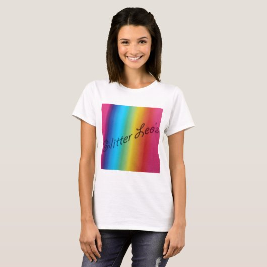 Glitzer Leo T-Shirt (Vorne ganz)