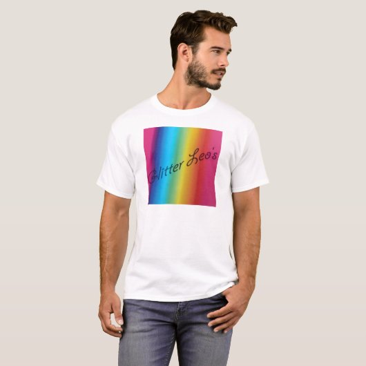 Glitzer Leo T-Shirt (Vorne ganz)