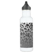 Glitzer-Leopard-Druck Edelstahlflasche (Rechts)