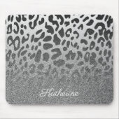 Glitzer-Leopard-Druck Mousepad (Vorne)