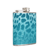 Glitzer Leopard Flachmann (Rechts)