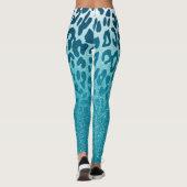 Glitzer Leopard Leggings (Rückseite)