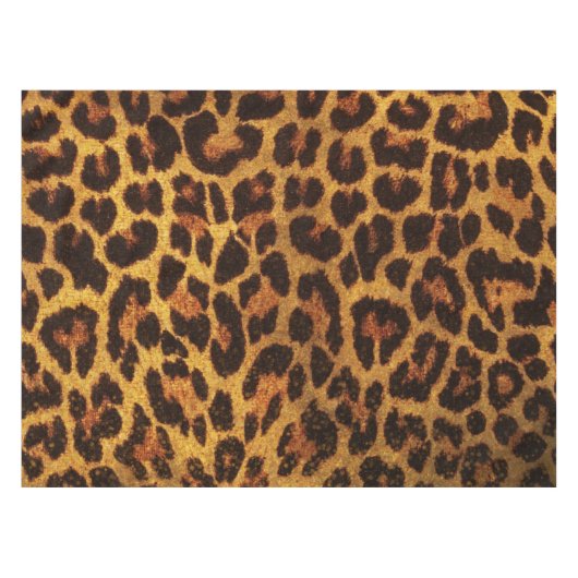 Glitzer Leopard Ping Tischdecke (Vorderseite (Horizontal))