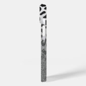 Glitzer Leopard Print Case-Mate iPhone Hülle (Rückseite / Links)