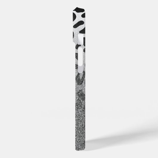 Glitzer Leopard Print Case-Mate iPhone Hülle (Rückseite / Links)