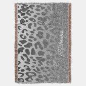 Glitzer Leopard Print Decke (Vorderseite Vertikal)