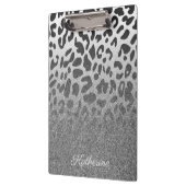 Glitzer Leopard Print Klemmbrett (Links)