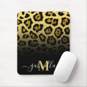 Glitzer Leopard Print Mousepad (Mit Mouse)