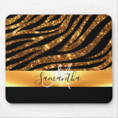 Glitzer Leopard Print Mousepad (Vorne)
