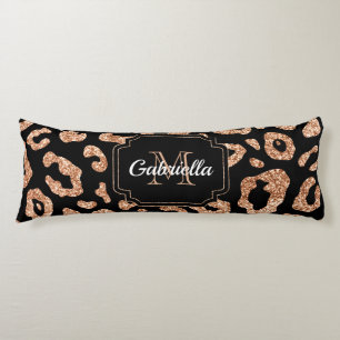 Glitzer Leopard Print Seitenschläferkissen