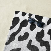 Glitzer Leopard Print Strandtuch (Beispiel)