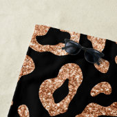 Glitzer Leopard Strandtuch (Beispiel)