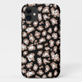 Glitzer-Leopardtelefonkasten Case-Mate iPhone Hülle (Rückseite)