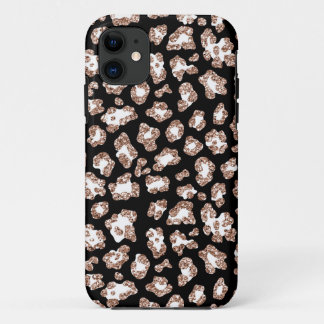 Glitzer-Leopardtelefonkasten Case-Mate iPhone Hülle