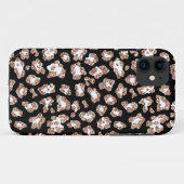 Glitzer-Leopardtelefonkasten Case-Mate iPhone Hülle (Rückseite (Horizontal))