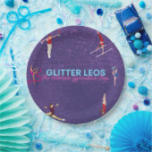 Glitzer Leo's - The Ultimate Gymnastics Shop Pappteller (Party)