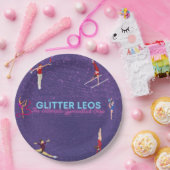 Glitzer Leo's - The Ultimate Gymnastics Shop Pappteller (Party)