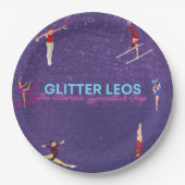 Glitzer Leo's - The Ultimate Gymnastics Shop Pappteller (Vorderseite)
