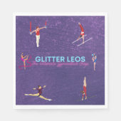 Glitzer Leo's - The Ultimate Gymnastics Shop Serviette (Vorderseite)