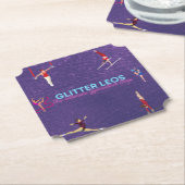 Glitzer Leo's - The Ultimate Gymnastics Shop Untersetzer (angewinkelt)