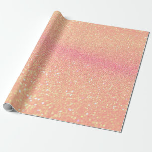 Glitzer leuchtet auf schwarzem Hintergrund. Außerh Geschenkpapier