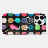 Glitzer-Lidschatten-Palette iPhone Hülle (Rückseite (Horizontal))