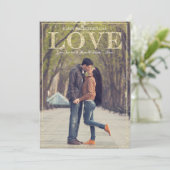 Glitzer Liebe Valentinstag Karten (Stehend Vorderseite)