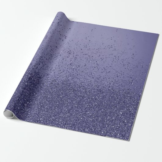Glitzer lila Amethyst-Imitate Geschenkpapier (Ungerollt)