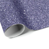 Glitzer lila Amethyst-Imitate Geschenkpapier (Rolleneckpunkt)