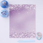Glitzer lila Lavendel Flyer (Einzeln)