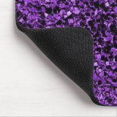 Glitzer lila mousepad (Ecke)