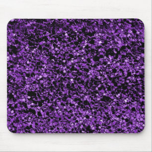 Glitzer lila mousepad
