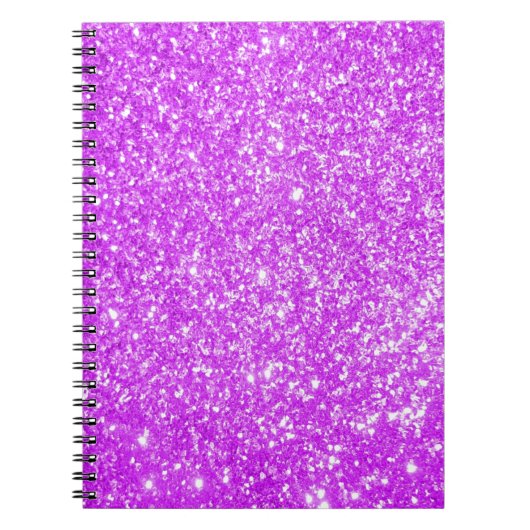 Glitzer lila notizblock (Vorderseite)